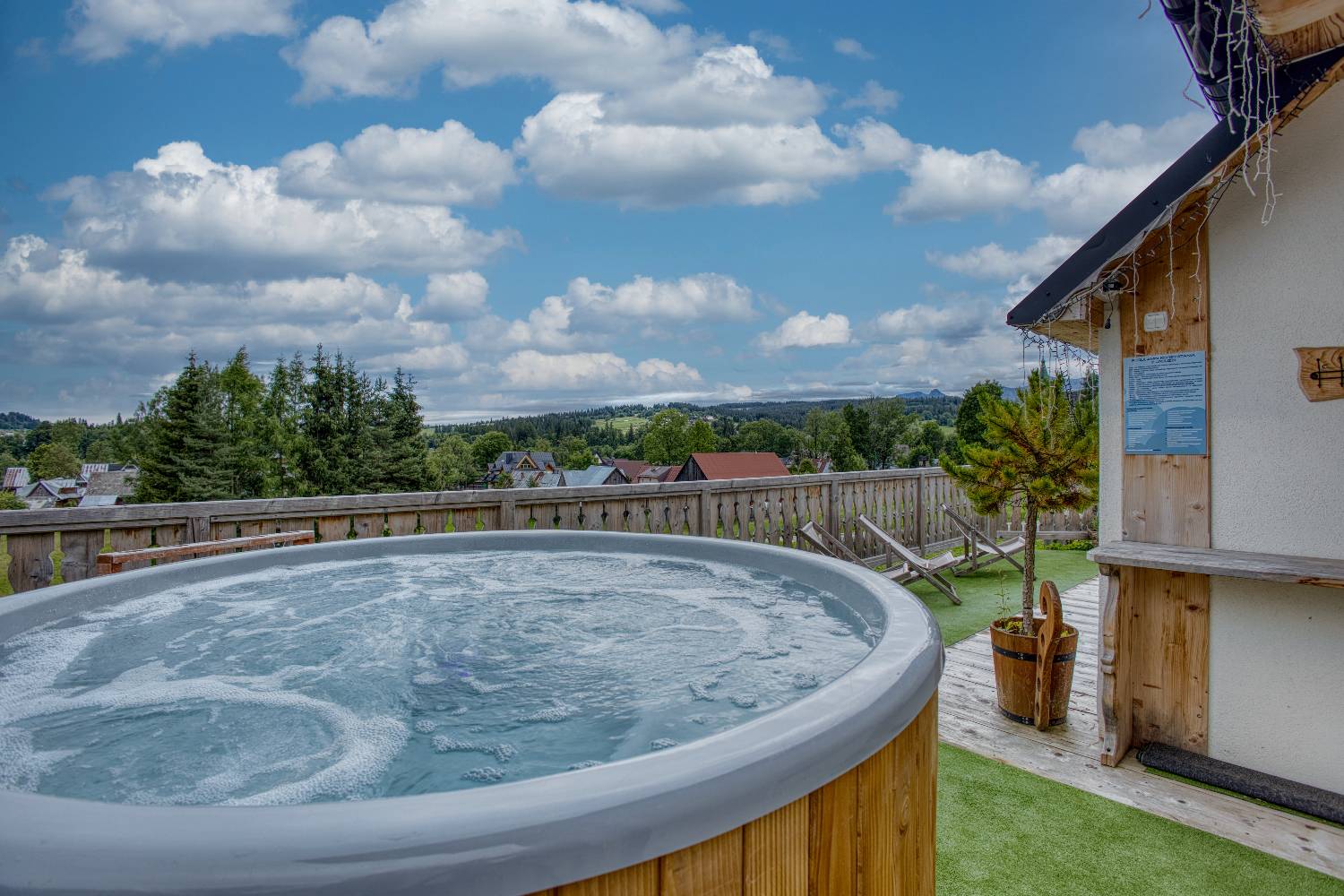 Balia z jacuzzi