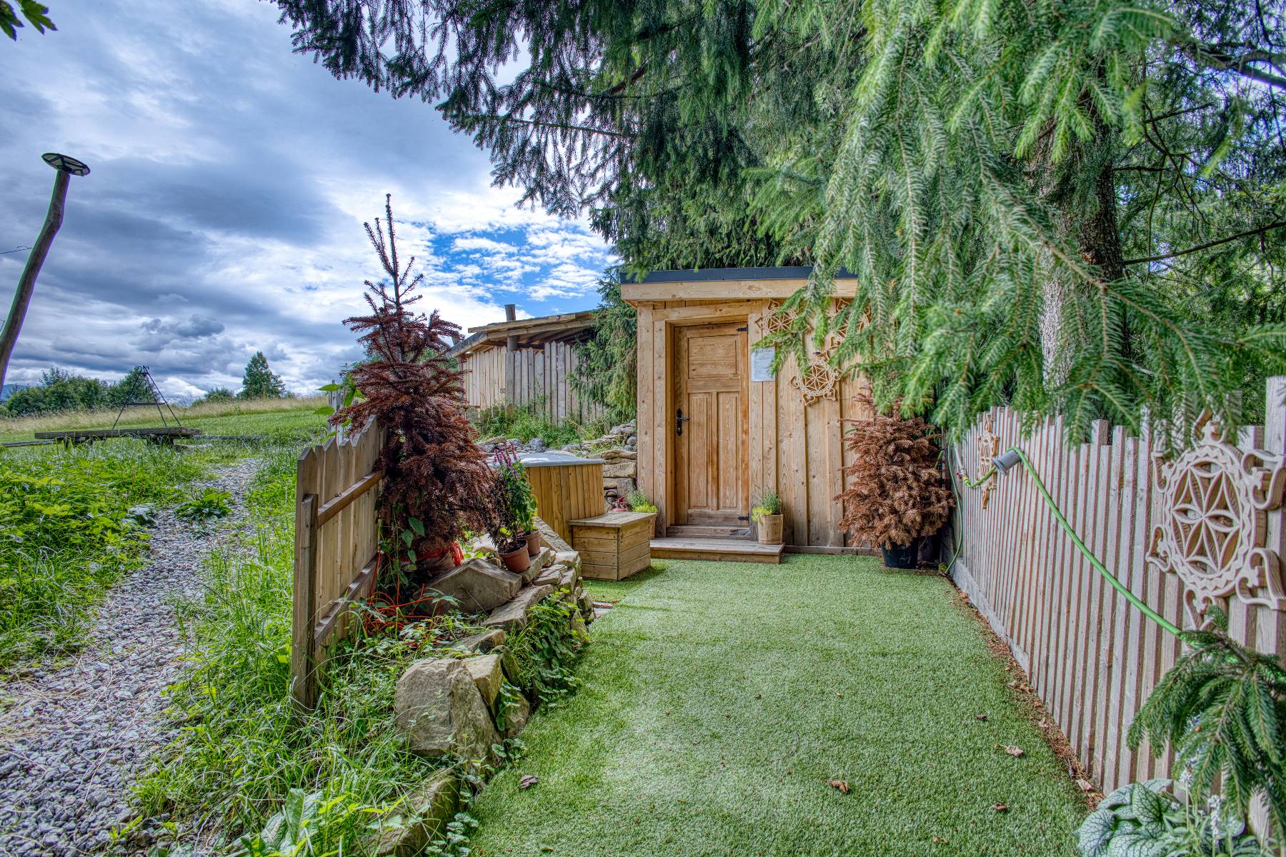 Sauna przy domkach